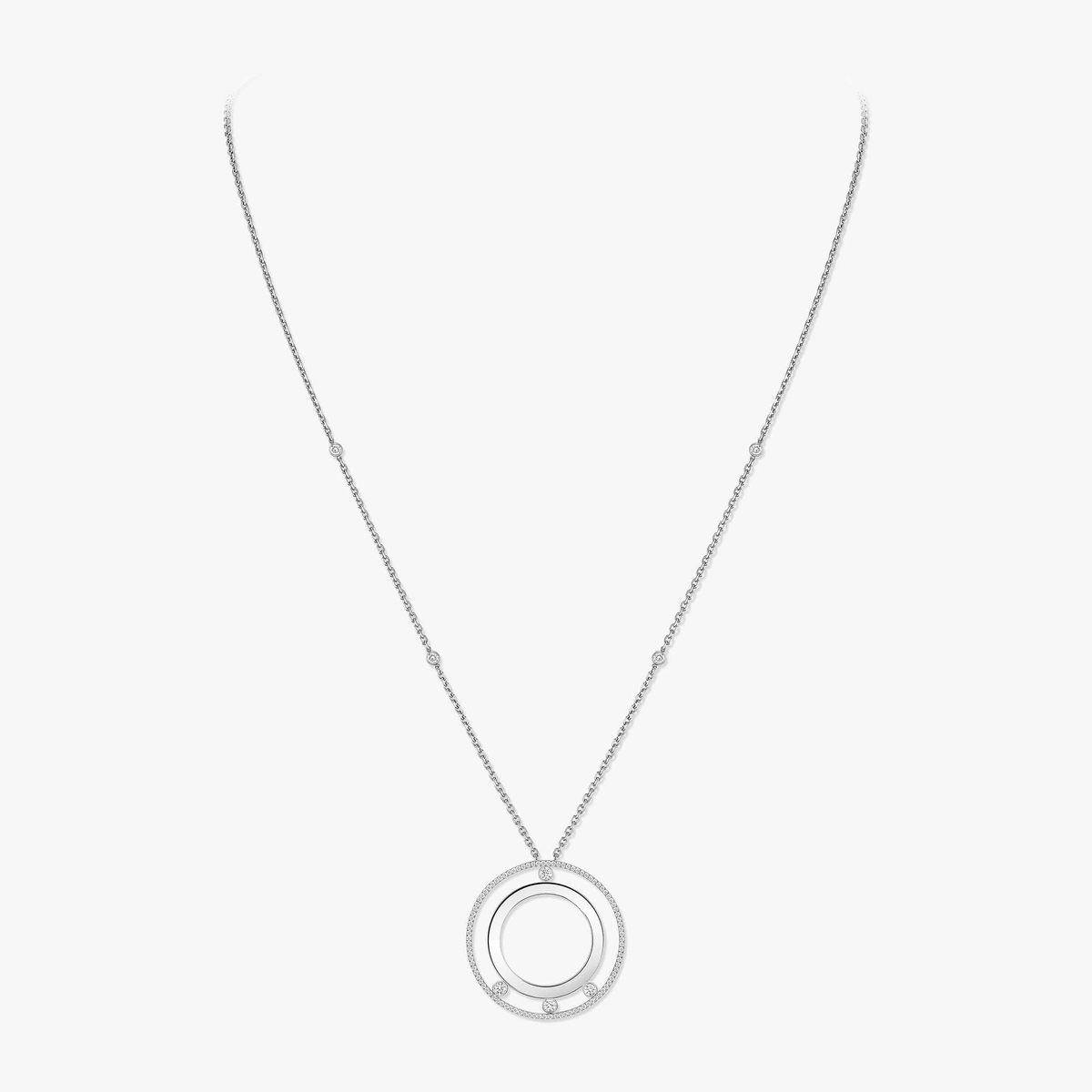 Move Romane long necklace — 11169-WG