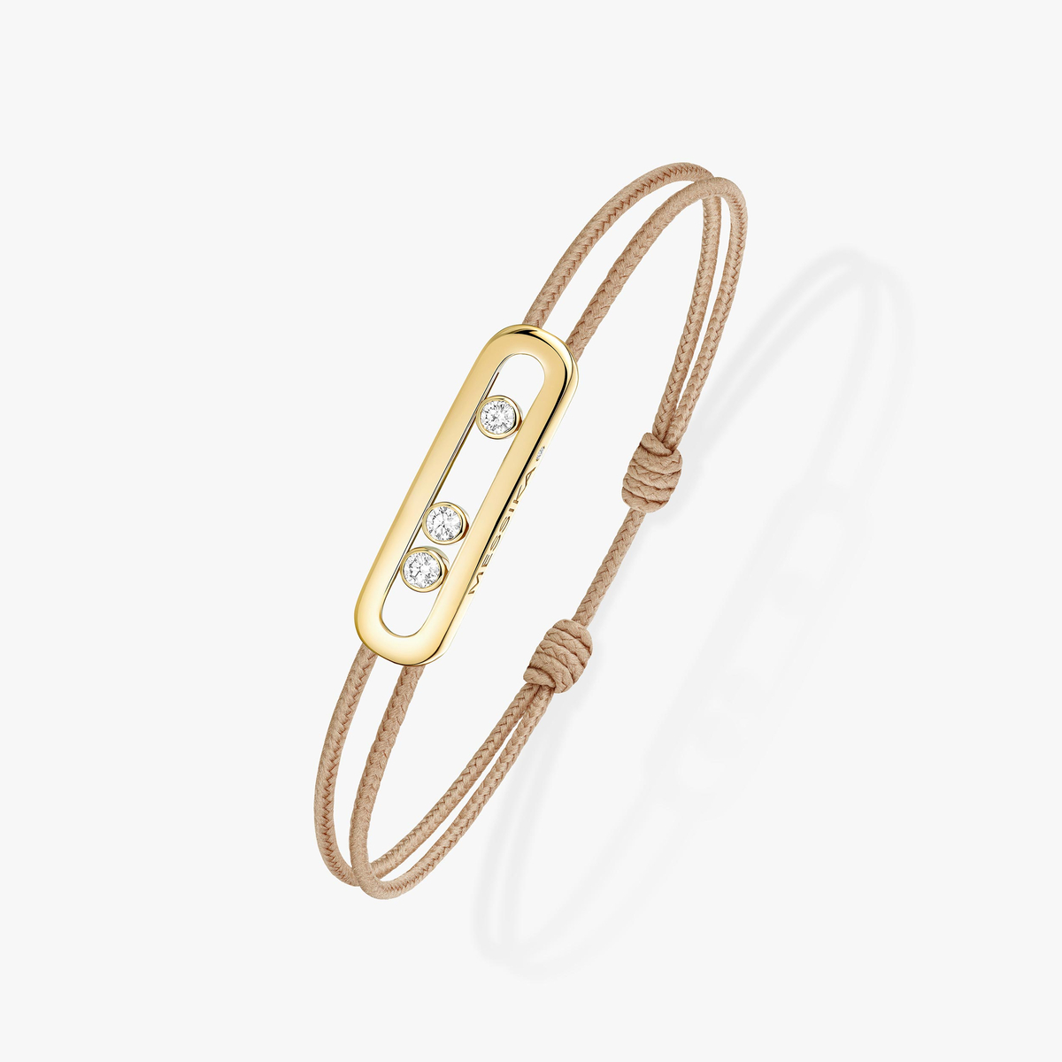 Care(s) beige cord bracelet — 14099-YG