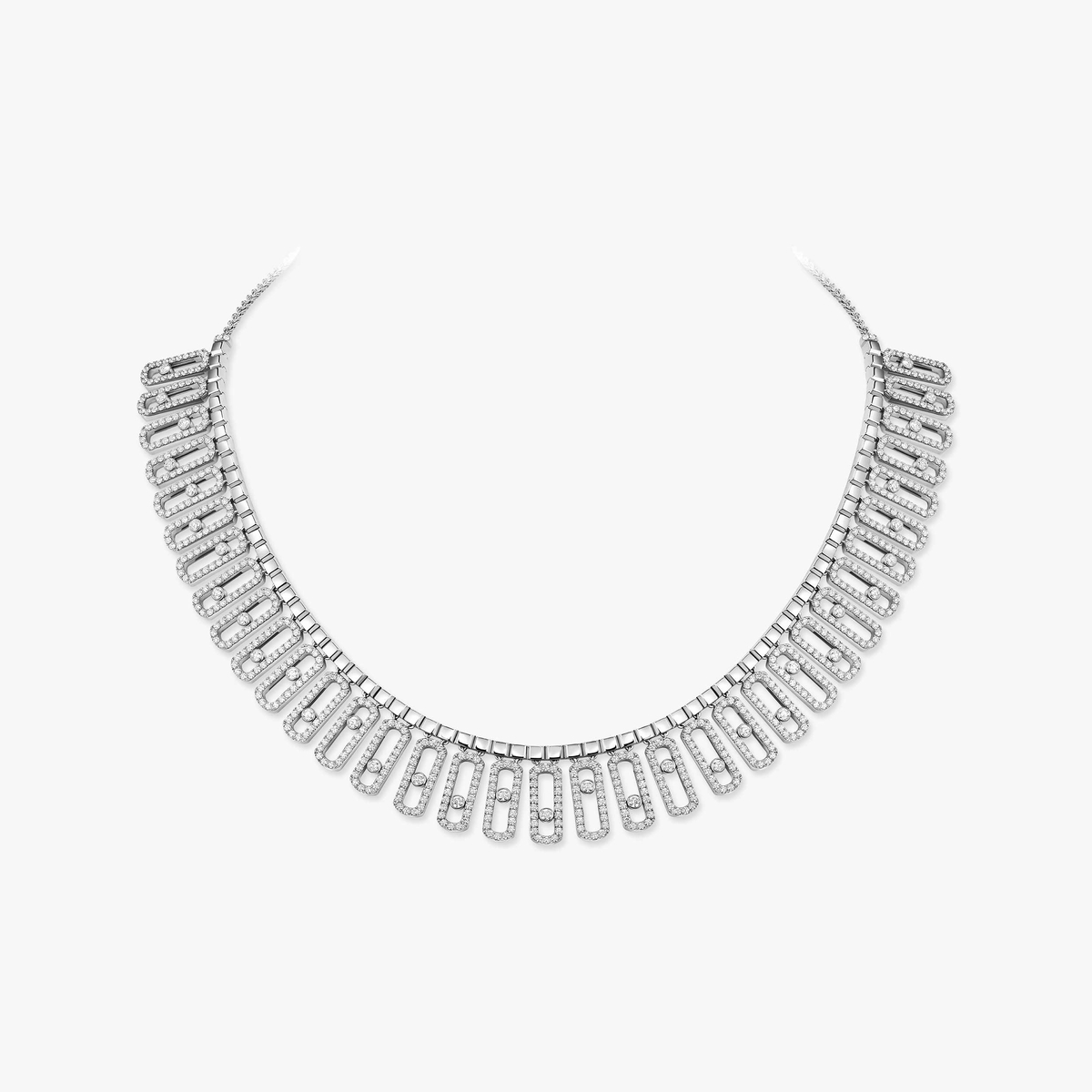 Move Iconica pavé necklace — 12699-WG