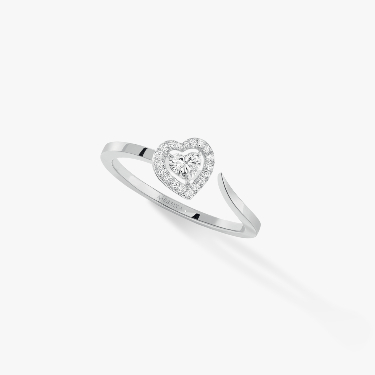 Anillo Mujer Oro blanco Diamante Anillo con diamante de corazón de 0,15 ct Joy   11439-WG