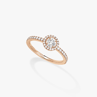 Кольцо Для нее Розовое золото Бриллиантами Joy Diamant Rond 0,25ct 04163-PG