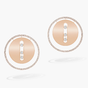 Lucky Move LM Pink Gold For Her Diamond Earrings 10818-PG