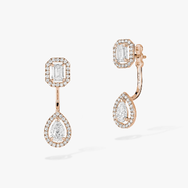 My Twin Toi & Moi 0.30ct x2 Pink Gold For Her Diamond Earrings 06505-PG