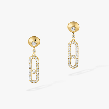 Move Uno Stud Yellow Gold For Her Diamond Earrings 05631-YG