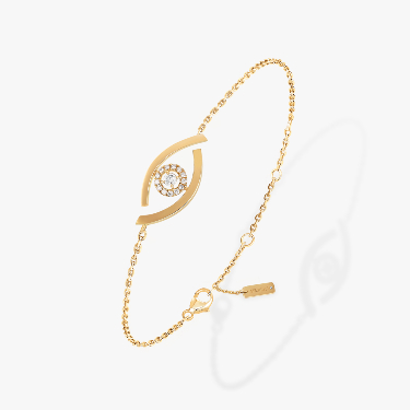 Lucky Eye Yellow Gold For Her Diamond Bracelet 10034-YG