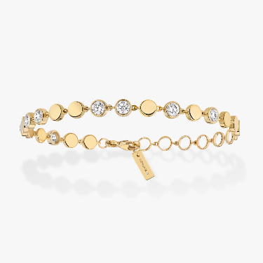Bracelet For Her Yellow Gold Diamond D-Vibes MM 12484-YG