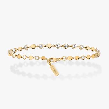 Bracelet For Her Yellow Gold Diamond D-Vibes SM 12350-YG
