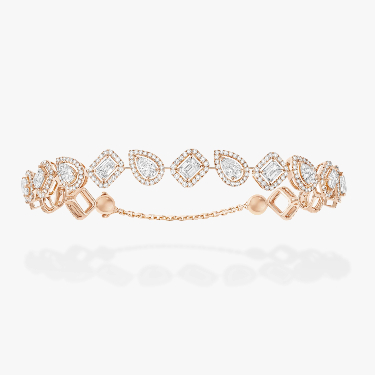 Bracelet Femme Or Rose Diamant My Twin Skinny Rivière 07102-PG