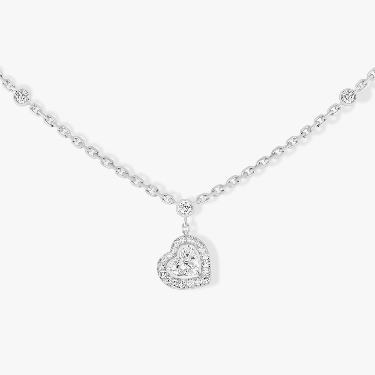 Joy cœur 0.15-carat diamond White Gold For Her Diamond Necklace 11437-WG
