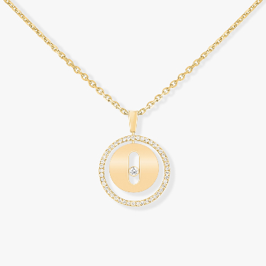 Lucky Move SM Yellow Gold For Her Diamond Necklace 07396-YG