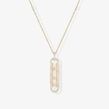 Collier Femme Or Jaune Diamant Collier Move 10th PM  10032-YG