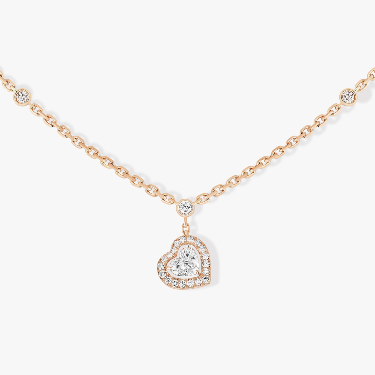 Joy Cœur-Diamantkette 0,15 Karat   Für sie Diamant Kette Roségold 11437-PG