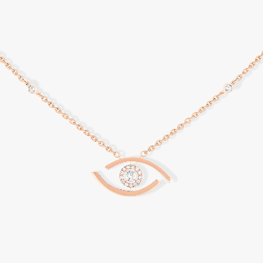 Lucky Eye Rose Gold For Her Diamond Necklace 07524-PG