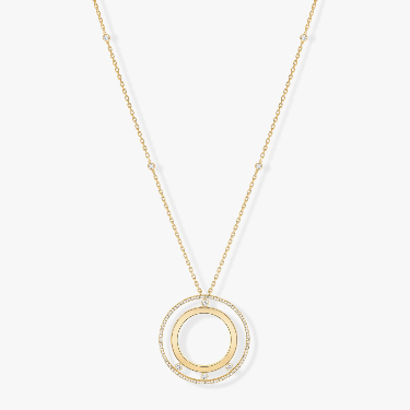 Move Romane Long Necklace Yellow Gold For Her Diamond Necklace 11169-YG