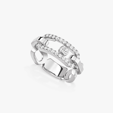 Move Link White Gold For Her Diamond Ring 12728-WG