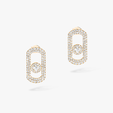 Earrings For Her Yellow Gold Diamond So Move Pavé 12931-YG