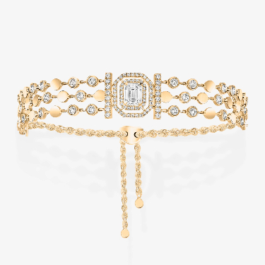 Bracelet For Her Yellow Gold Diamond D-Vibes Multi-Row Bracelet 12433-YG