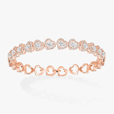 Joy Cœur Multi Rivière Pink Gold For Her Diamond Bracelet 12748-PG