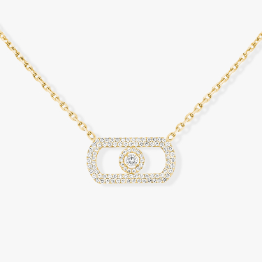 So Move Pavé Yellow Gold For Her Diamond Necklace 12945-YG