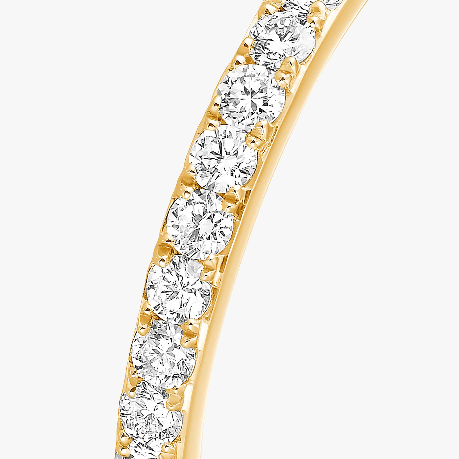 Ring Femme Yellow Gold Diamond Gatsby Wedding Ring 04036-YG