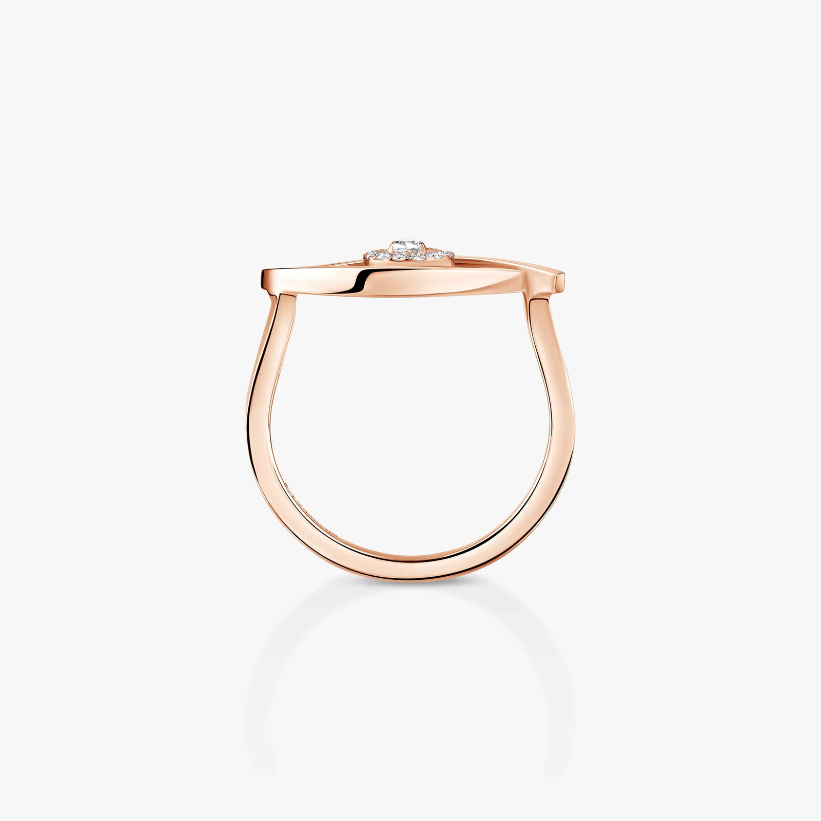 Ring Femme Pink Gold Diamond Lucky Eye 10036-PG