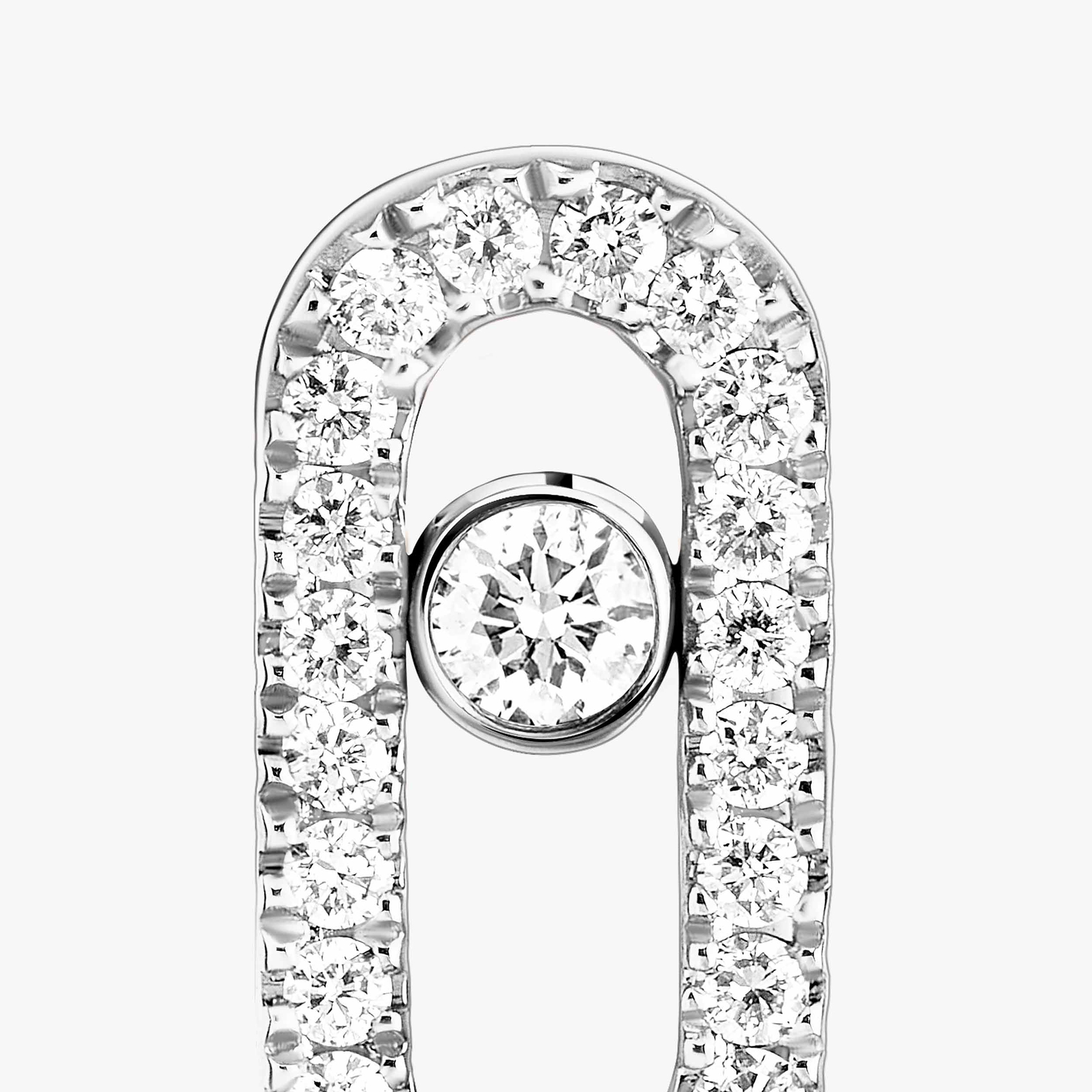 Move Uno White Gold For Her Diamond Earrings 05634-WG