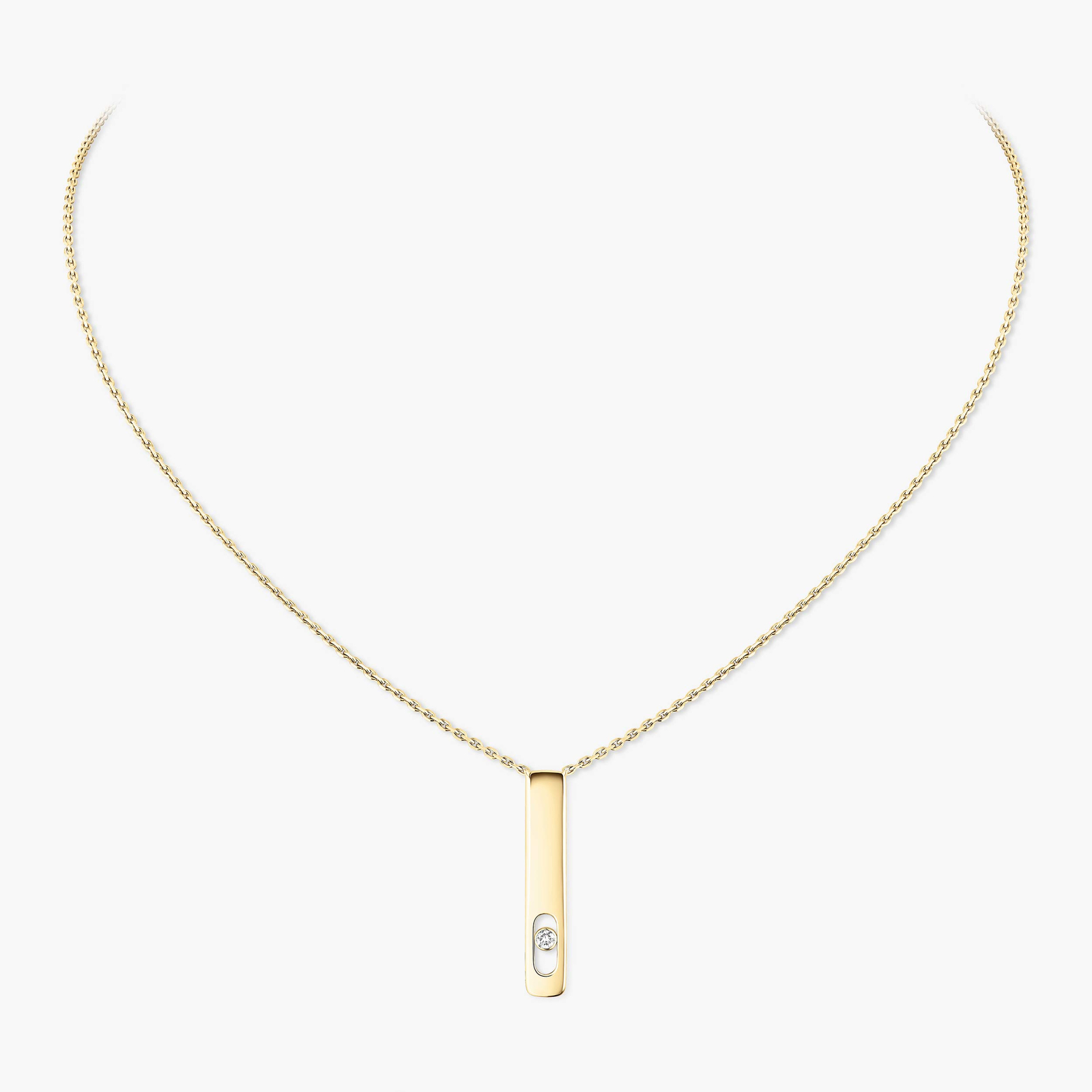 My First Diamond Yellow Gold For Her Diamond Necklace 07498-YG