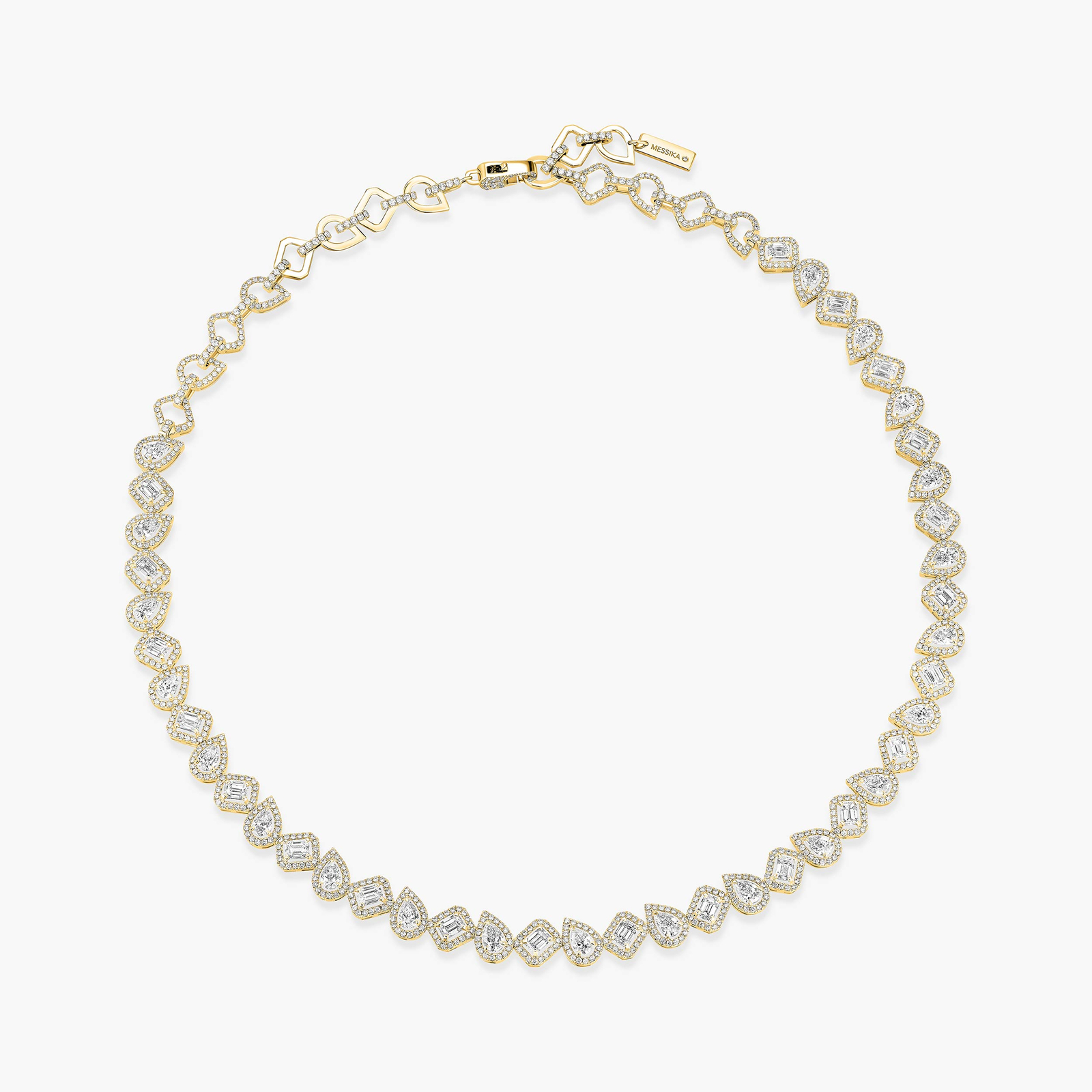 Collier Femme Or Jaune Diamant My Twin Rivière 13677-YG