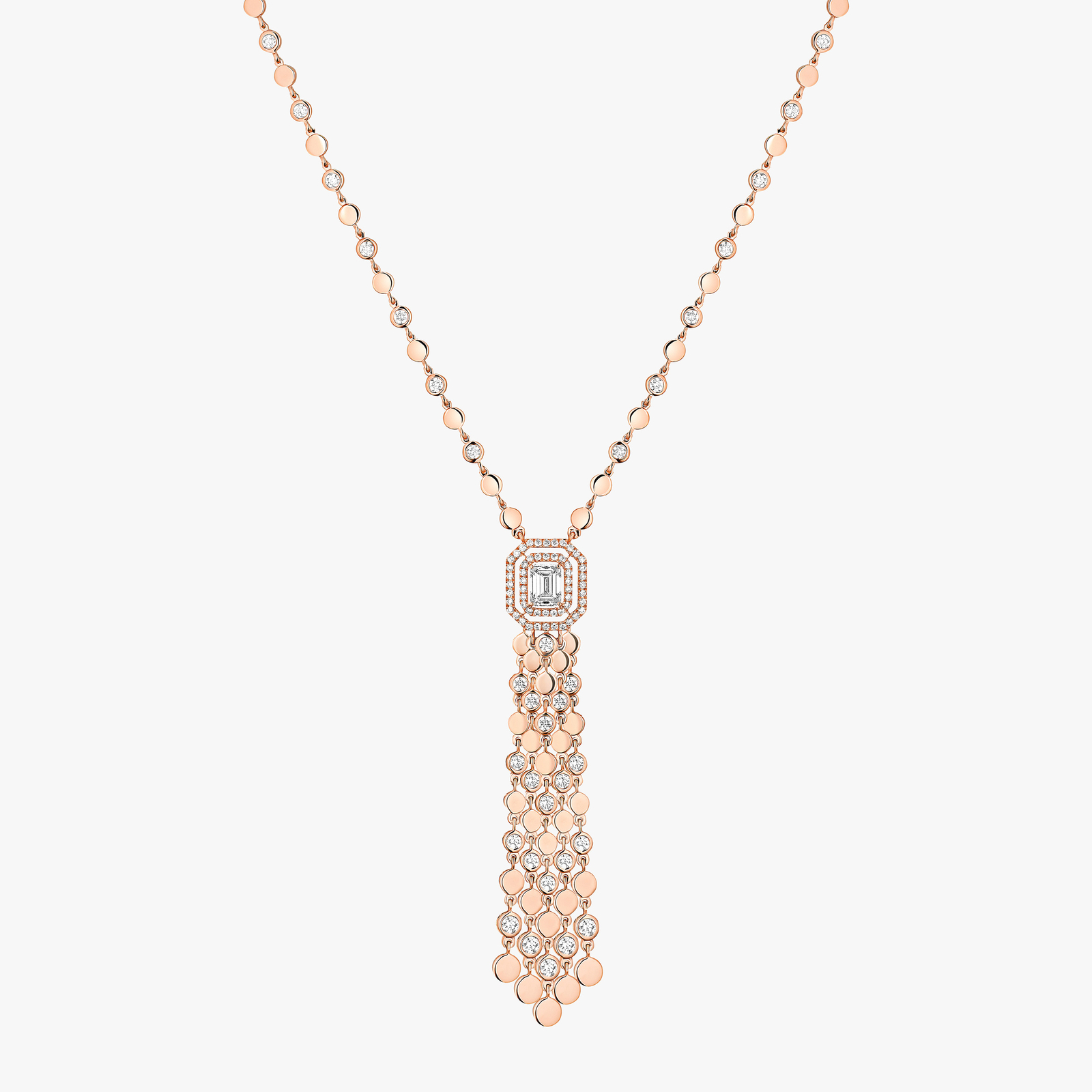 Collier Femme Or Rose Diamond Pompon D-Vibes 13175-PG