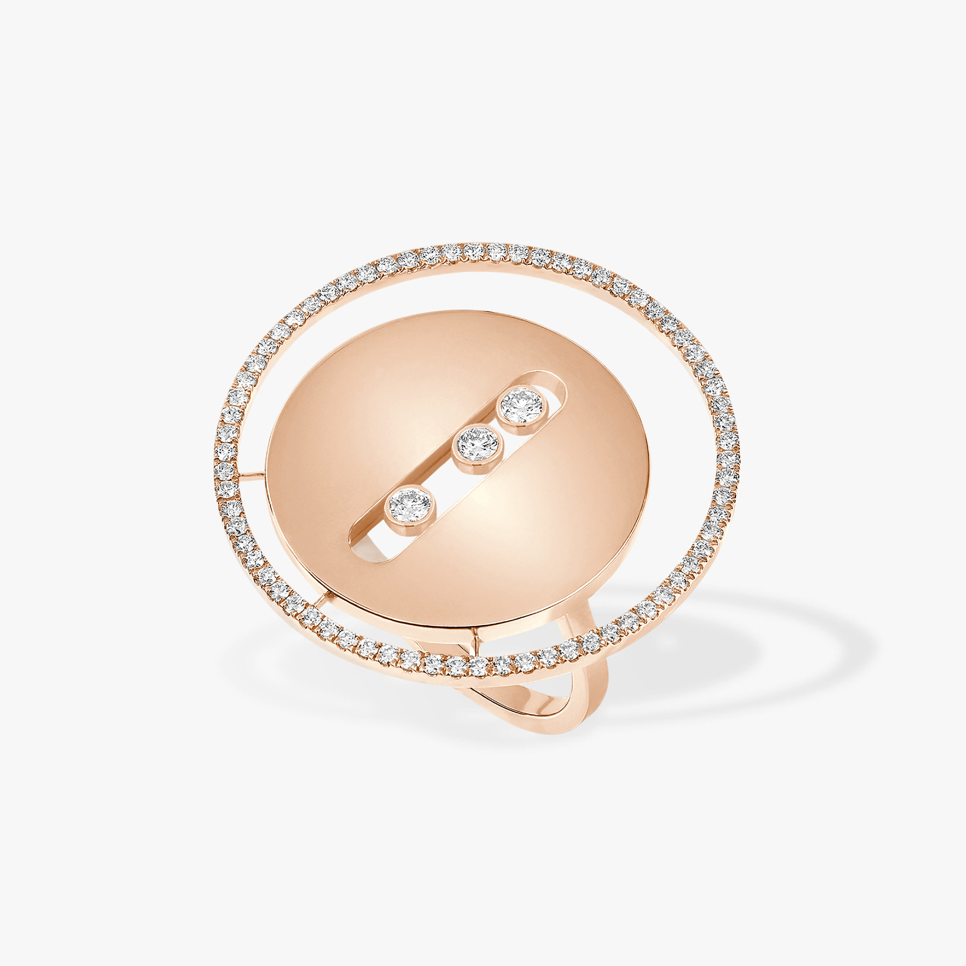 Lucky Move LM Pink Gold For Her Diamond Ring 10820-PG