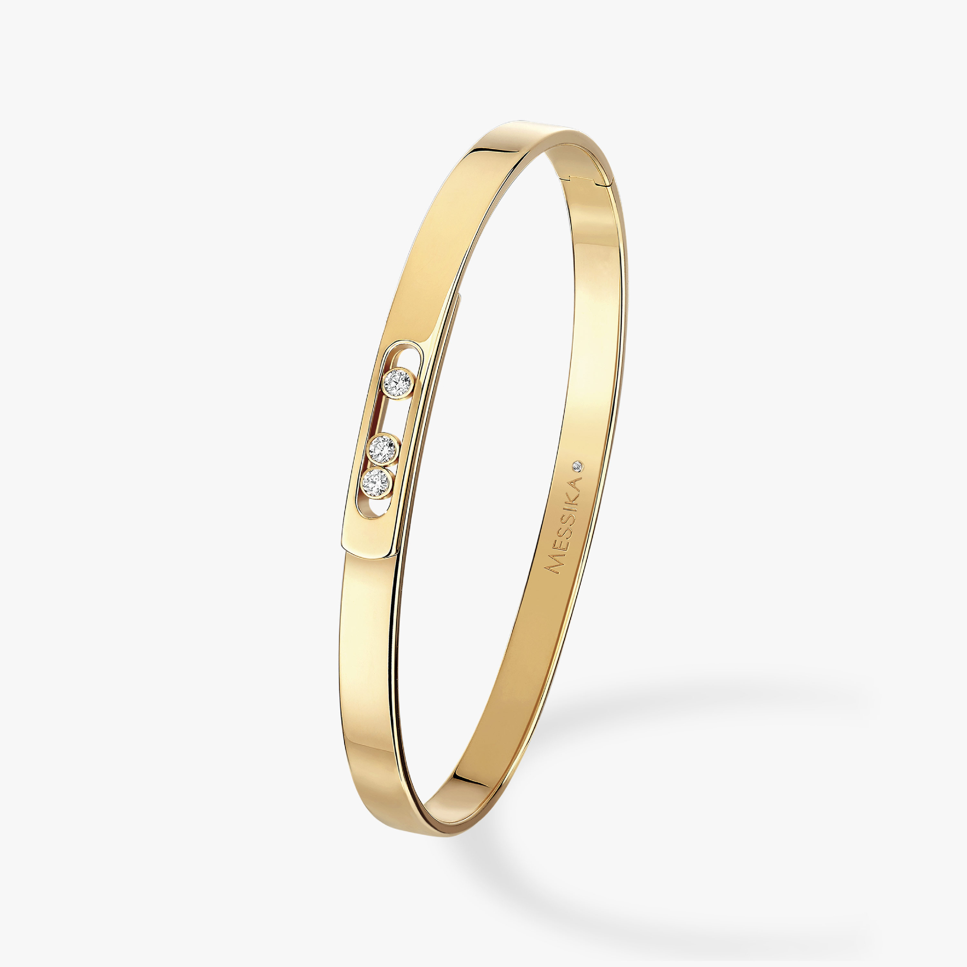 Bracelet Femme Or Jaune Diamant Bangle Move Noa PM 10092-YG