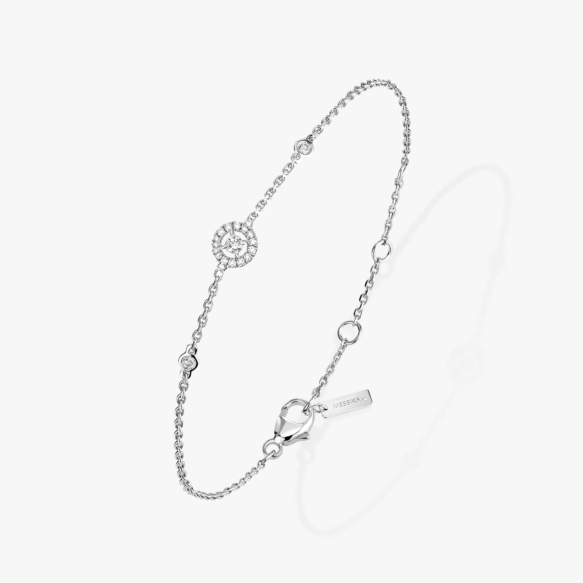 Bracelet Femme Or Blanc Diamant Joy XS 05337-WG