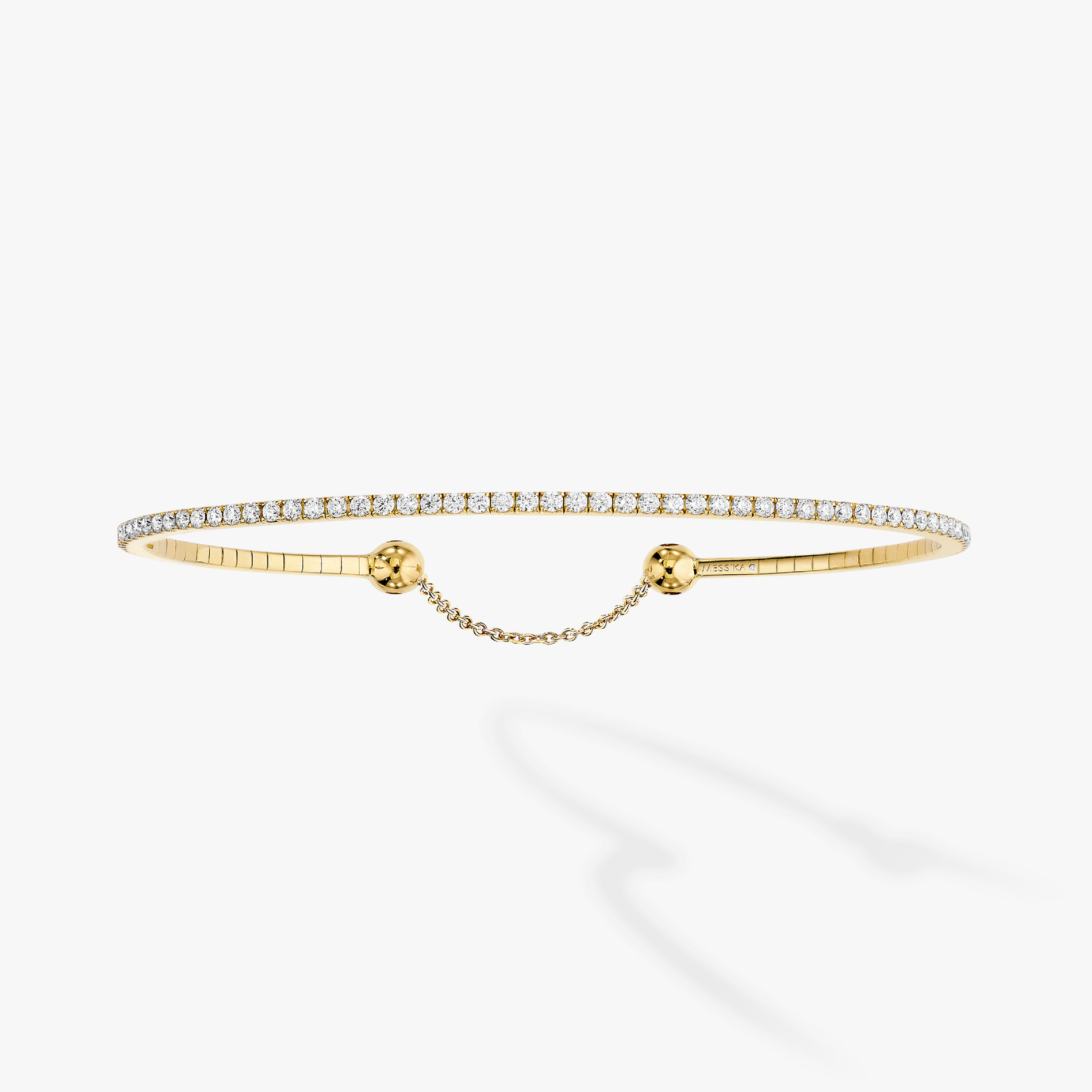Bracelet Femme Or Jaune Diamant Skinny 0,80ct 06097-YG