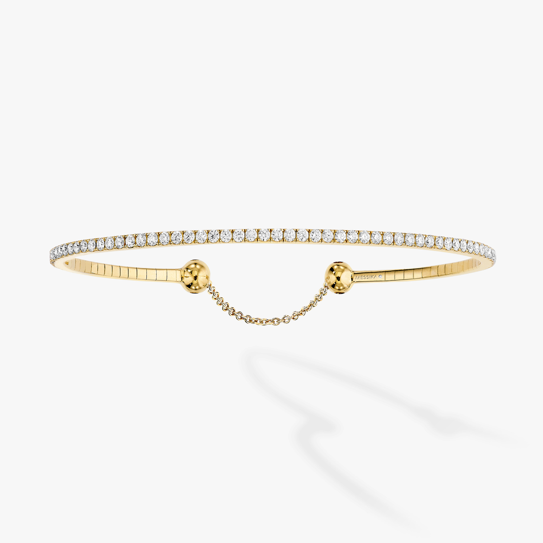 Bracelet Femme Or Jaune Diamant Skinny 1,6ct 04849-YG