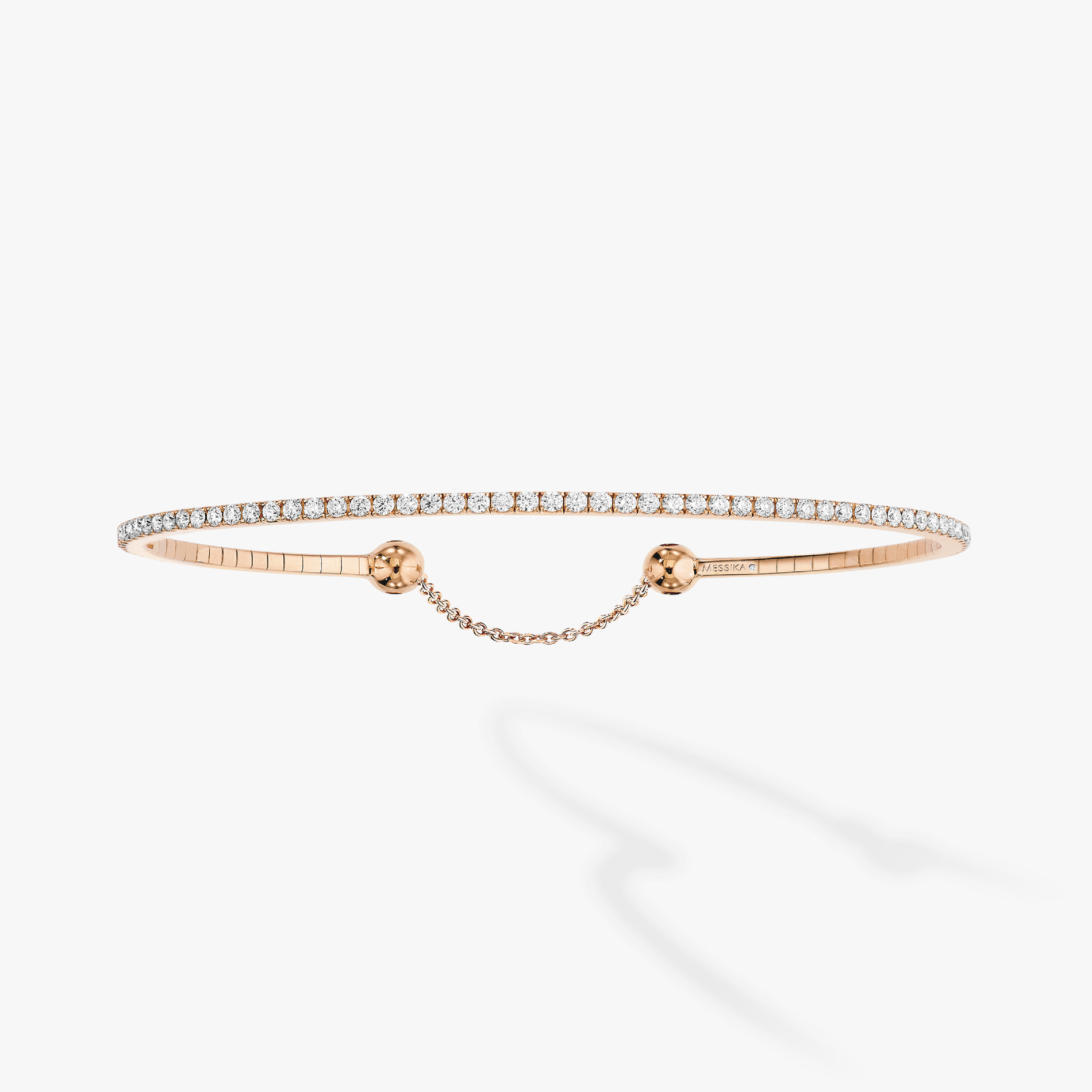 Bracelet Femme Or Rose Diamant Skinny 0,80ct  06097-PG