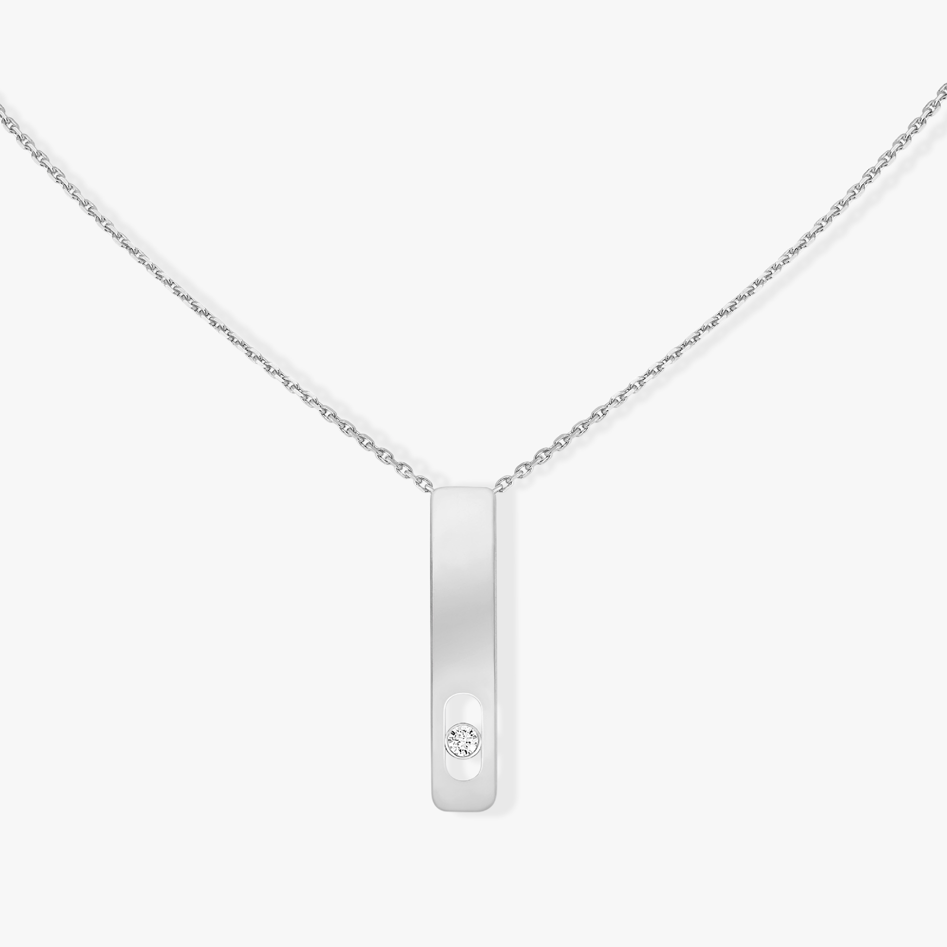 My First Diamond White Gold For Her Diamond Necklace 07498-WG