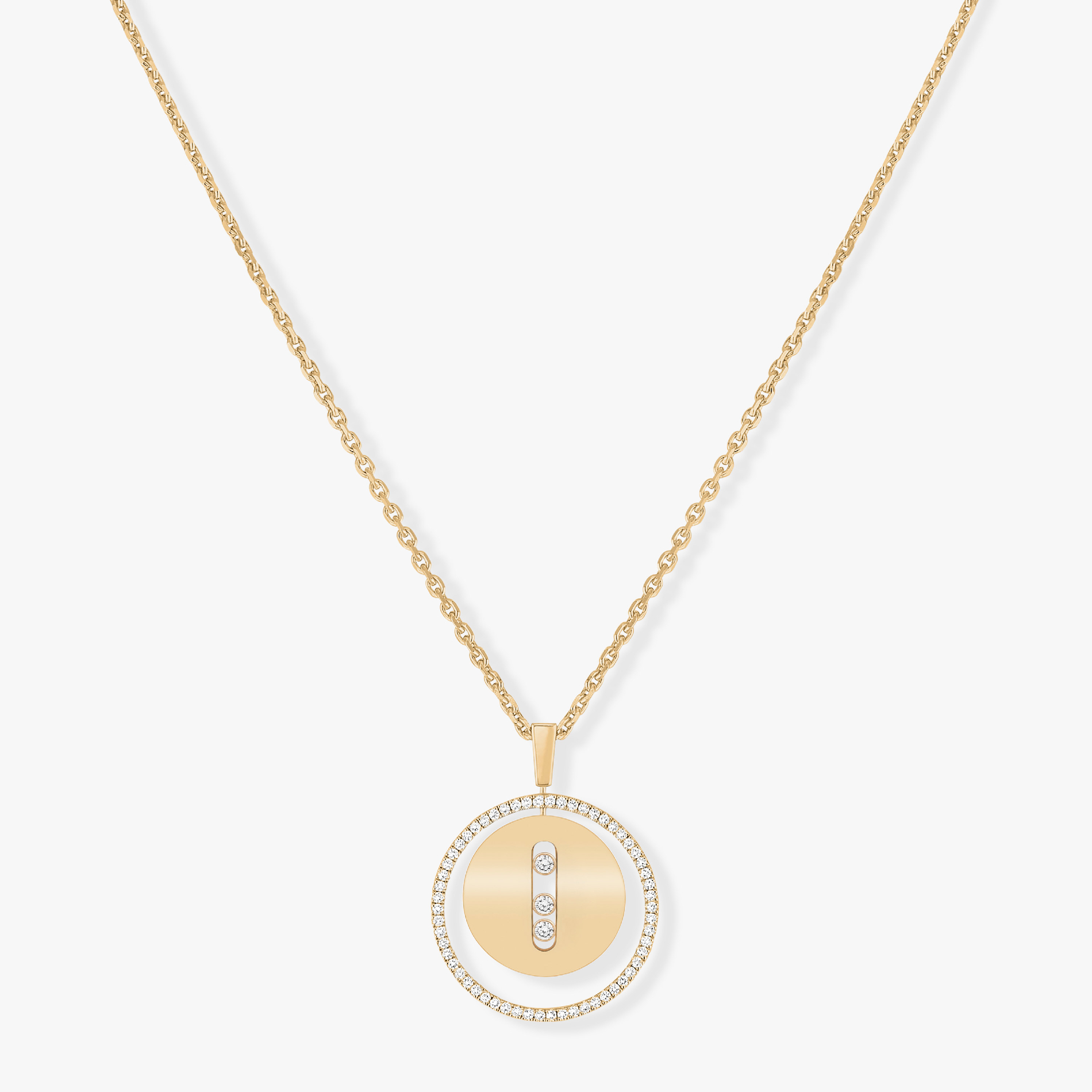 Lucky Move MM Yellow Gold For Her Diamond Necklace 07394-YG