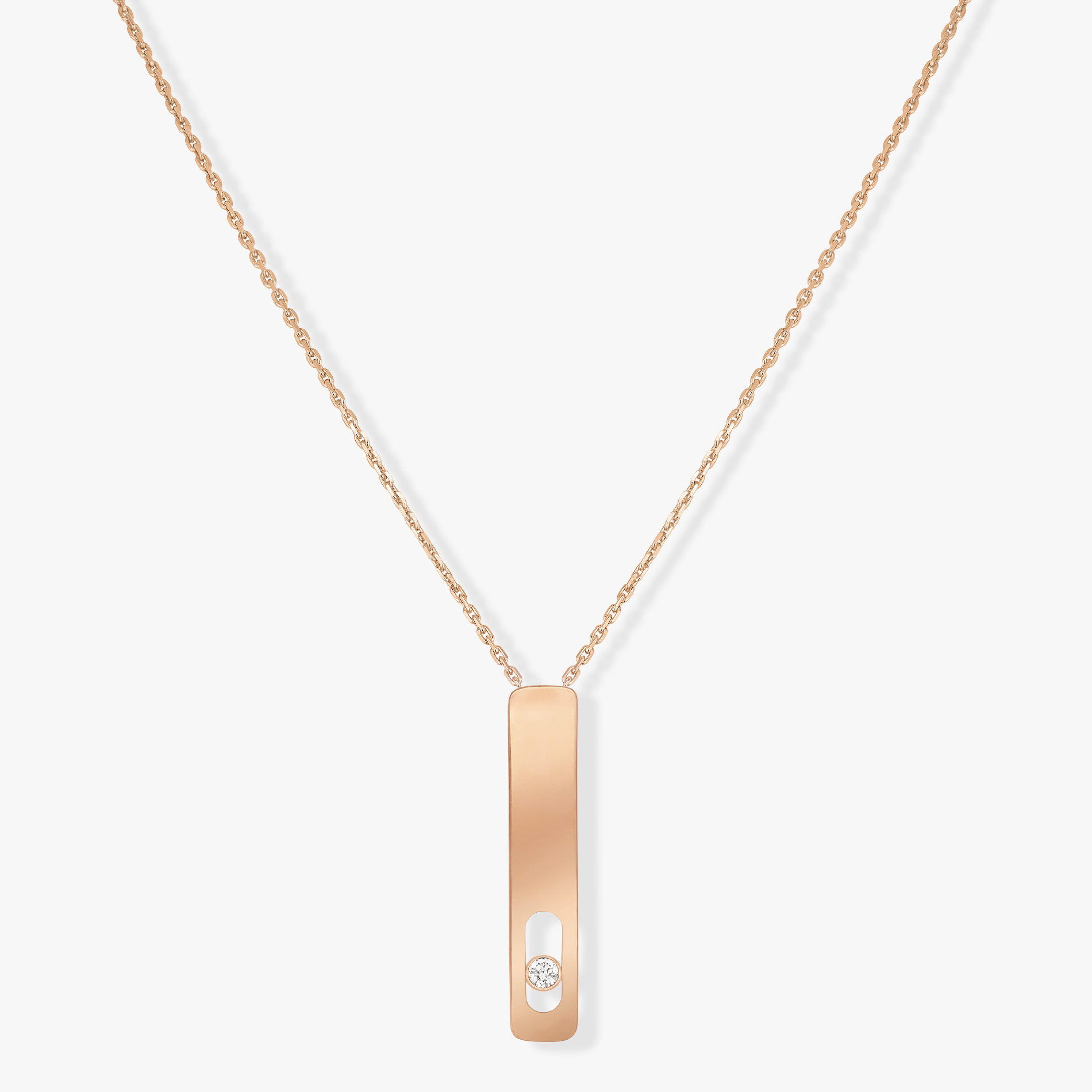My First Diamond LM Pink Gold For Her Diamond Necklace 10039-PG