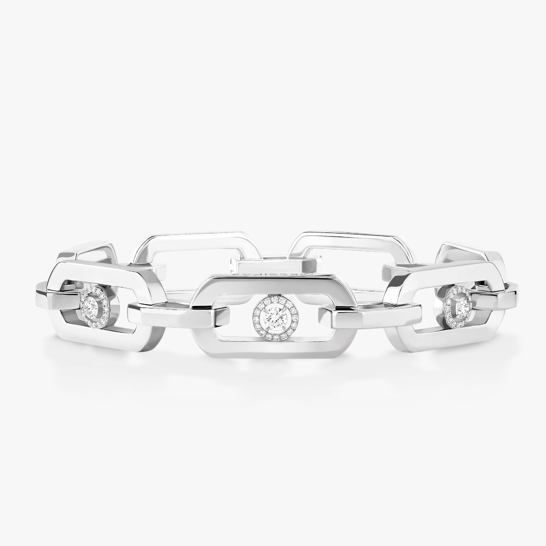 Bracelet Femme Or Blanc Diamant So Move XL 13133-WG