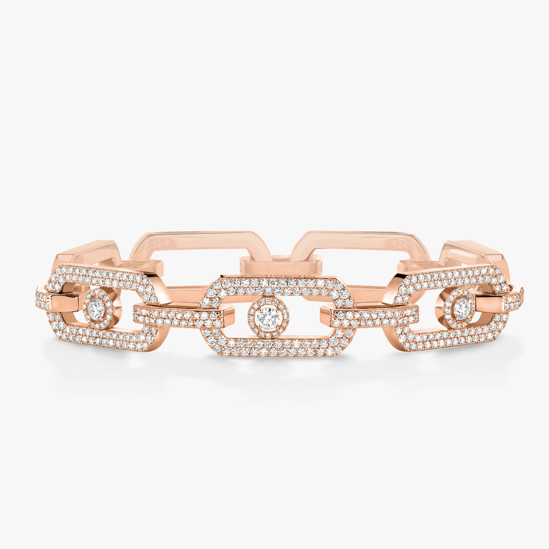 So Move XL Pavé Pink Gold For Her Diamond Bracelet 12942-PG