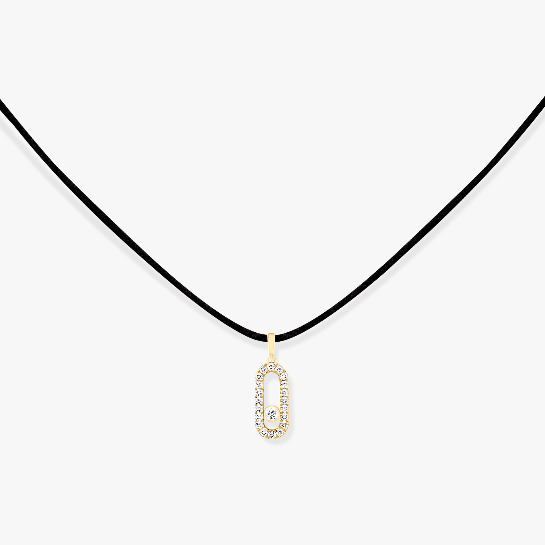Collier Femme Or Jaune Diamant Collier Messika CARE(S) Pavé 12073-YG