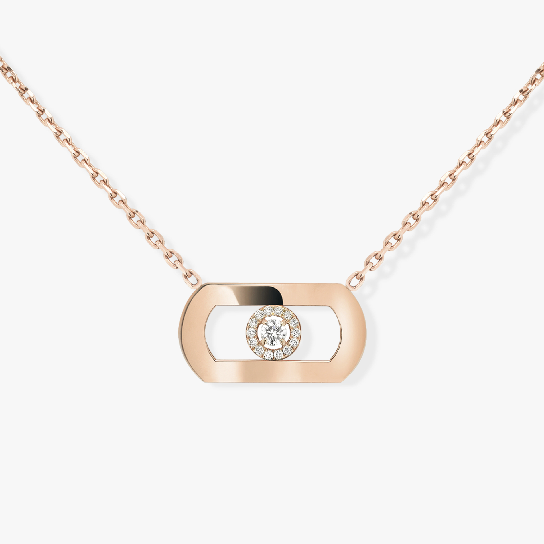 Necklace For Her Pink Gold Diamond So Move 12944-PG