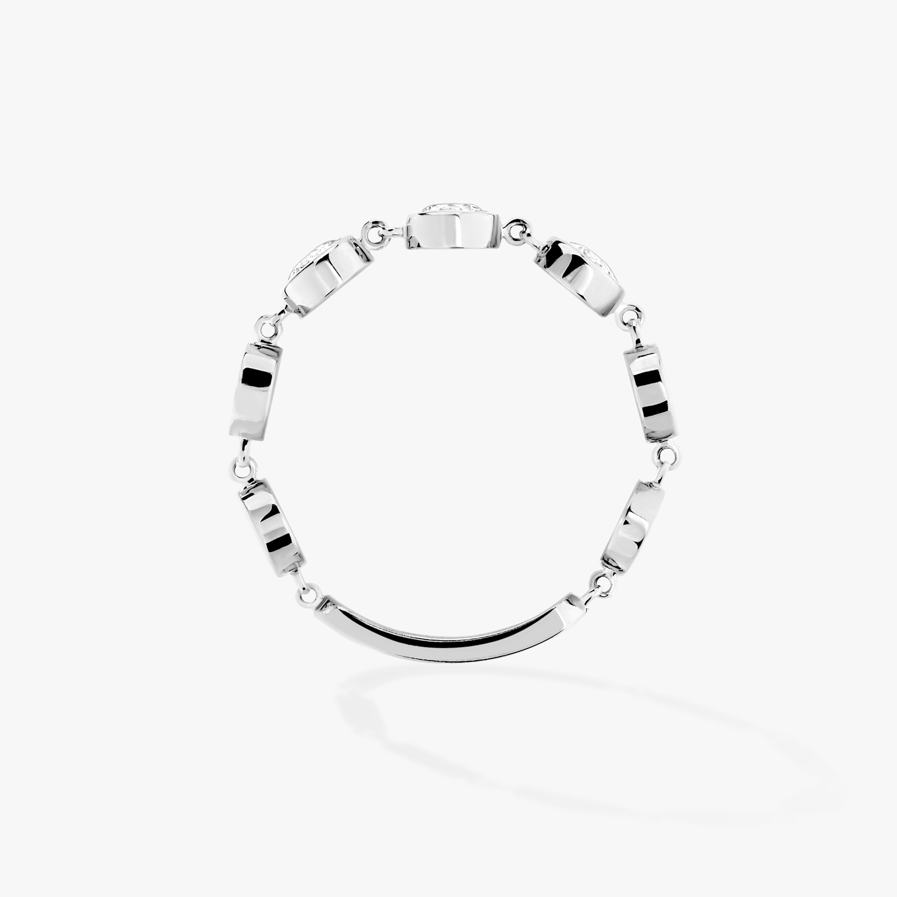 Anillo Mujer Oro blanco Diamante D-Vibes MM 12991-WG