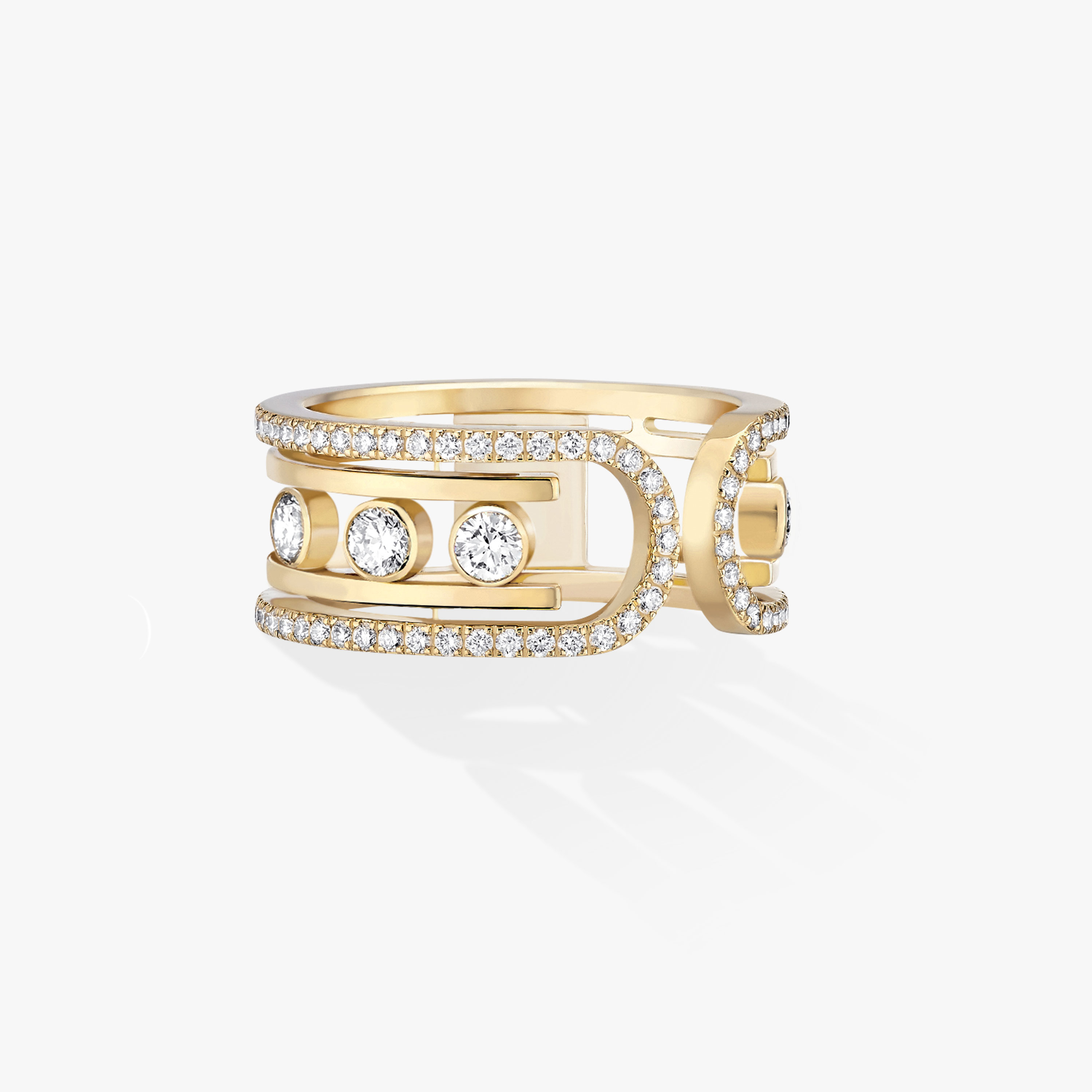 Move 10th Yellow Gold For Her Diamond Ring 11955-YG