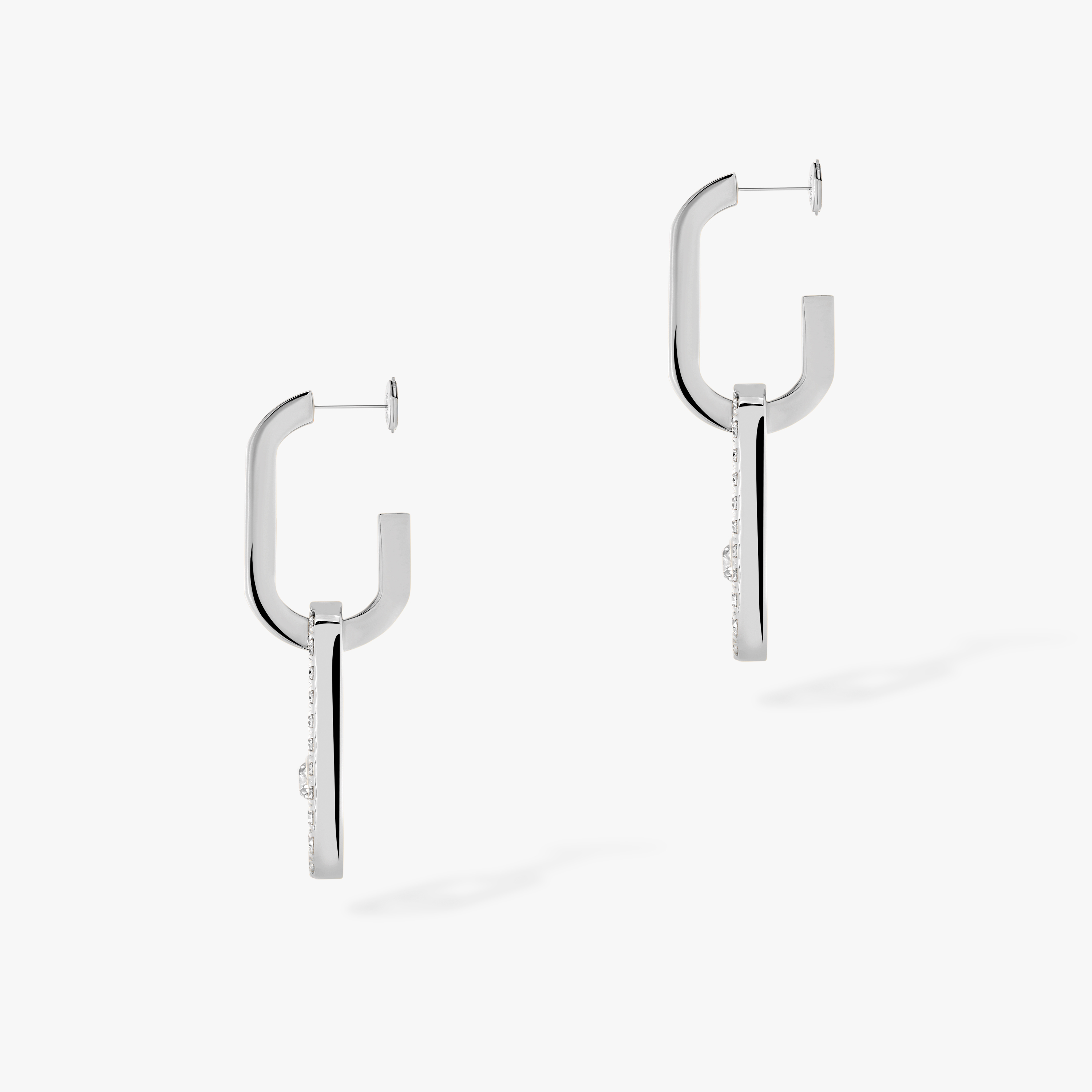 Move Link White Gold For Her Diamond Earrings 12469-WG