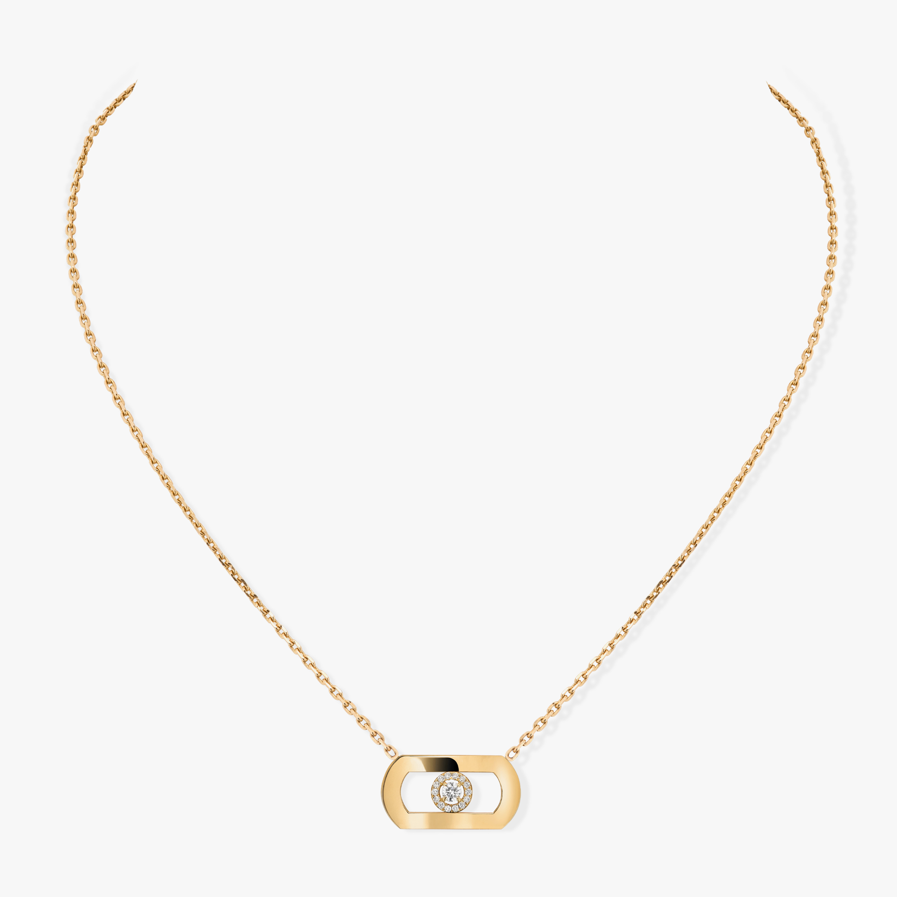 So Move Yellow Gold For Her Diamond Necklace 12944-YG