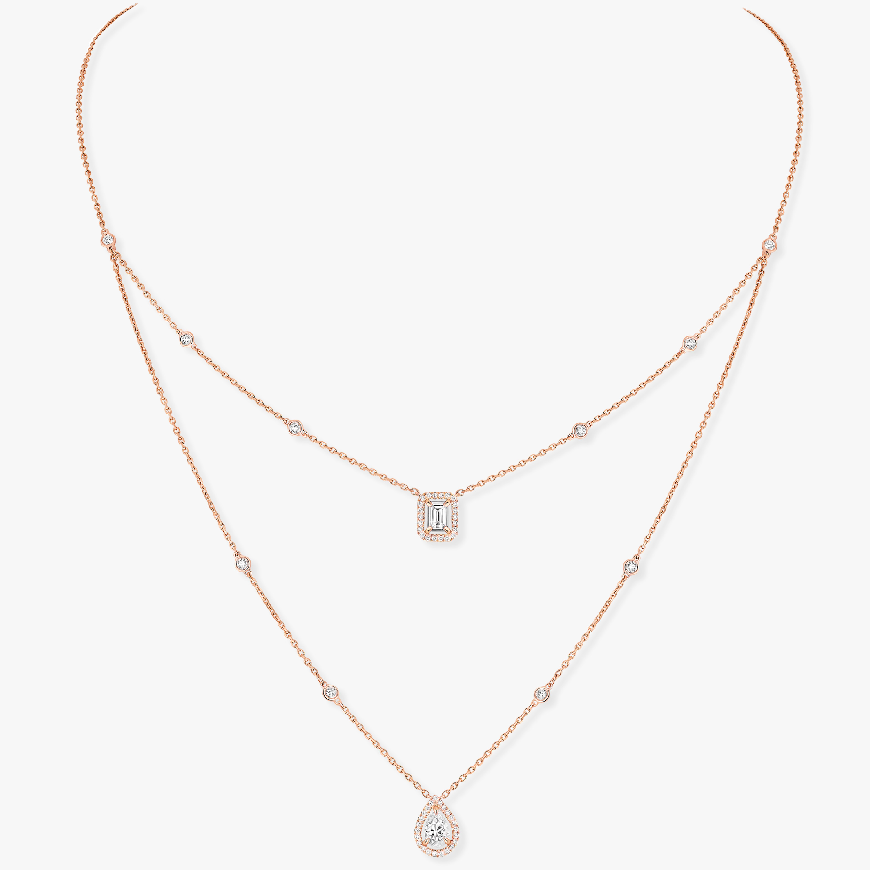 [Miae] [Sepia] (紅梨) Necklace Missoma X Rouje 18ct Gold-Plated Frankie Heart Gemstone