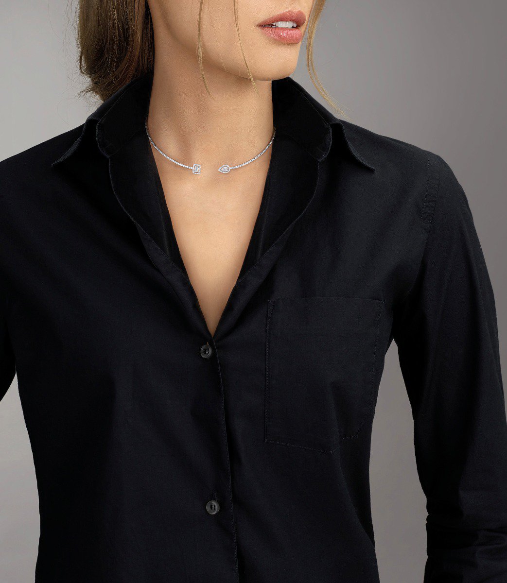 Collier Femme Or Rose Diamant My Twin Skinny 06493-PG