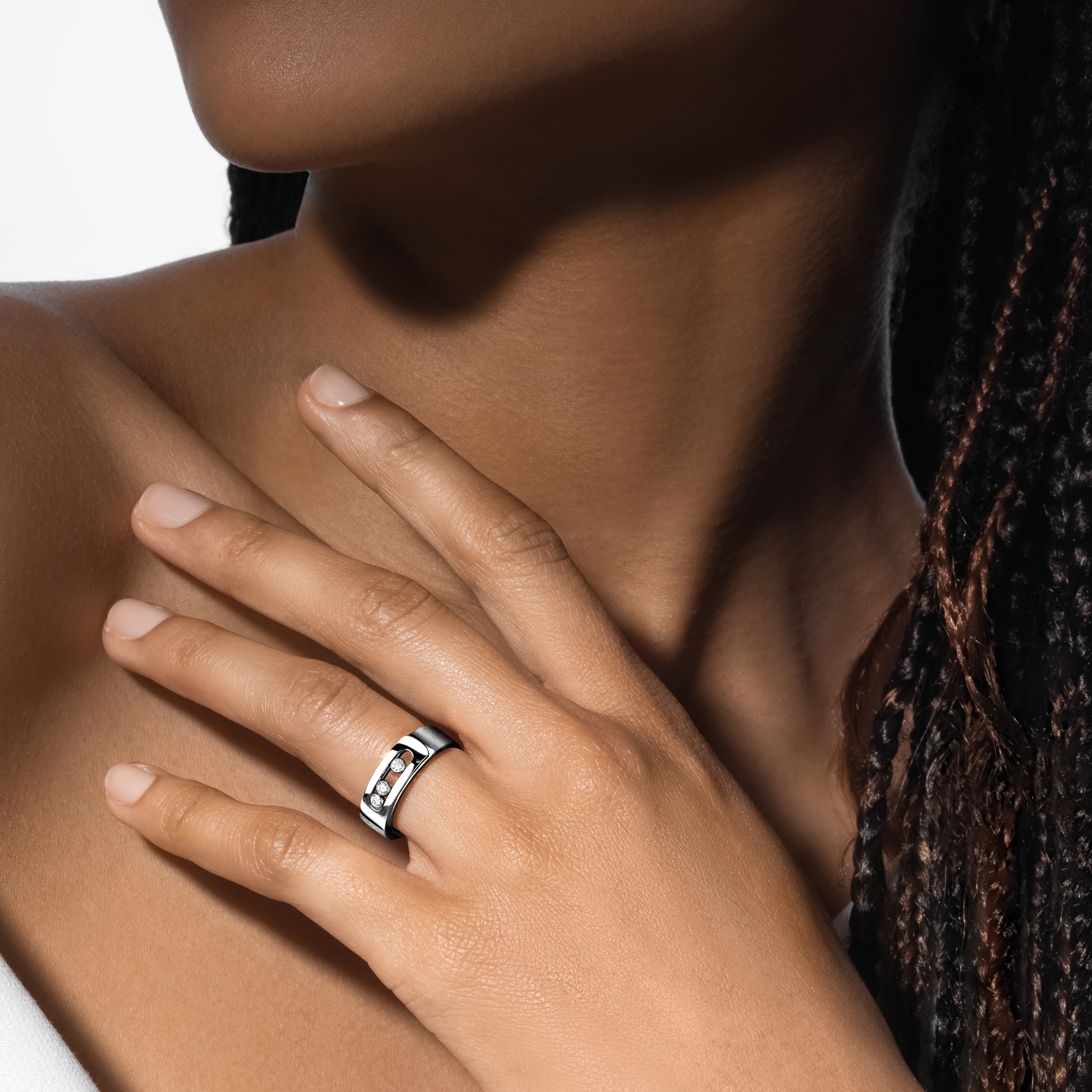 White Gold Diamond Ring Move Noa | Messika 06262-WG