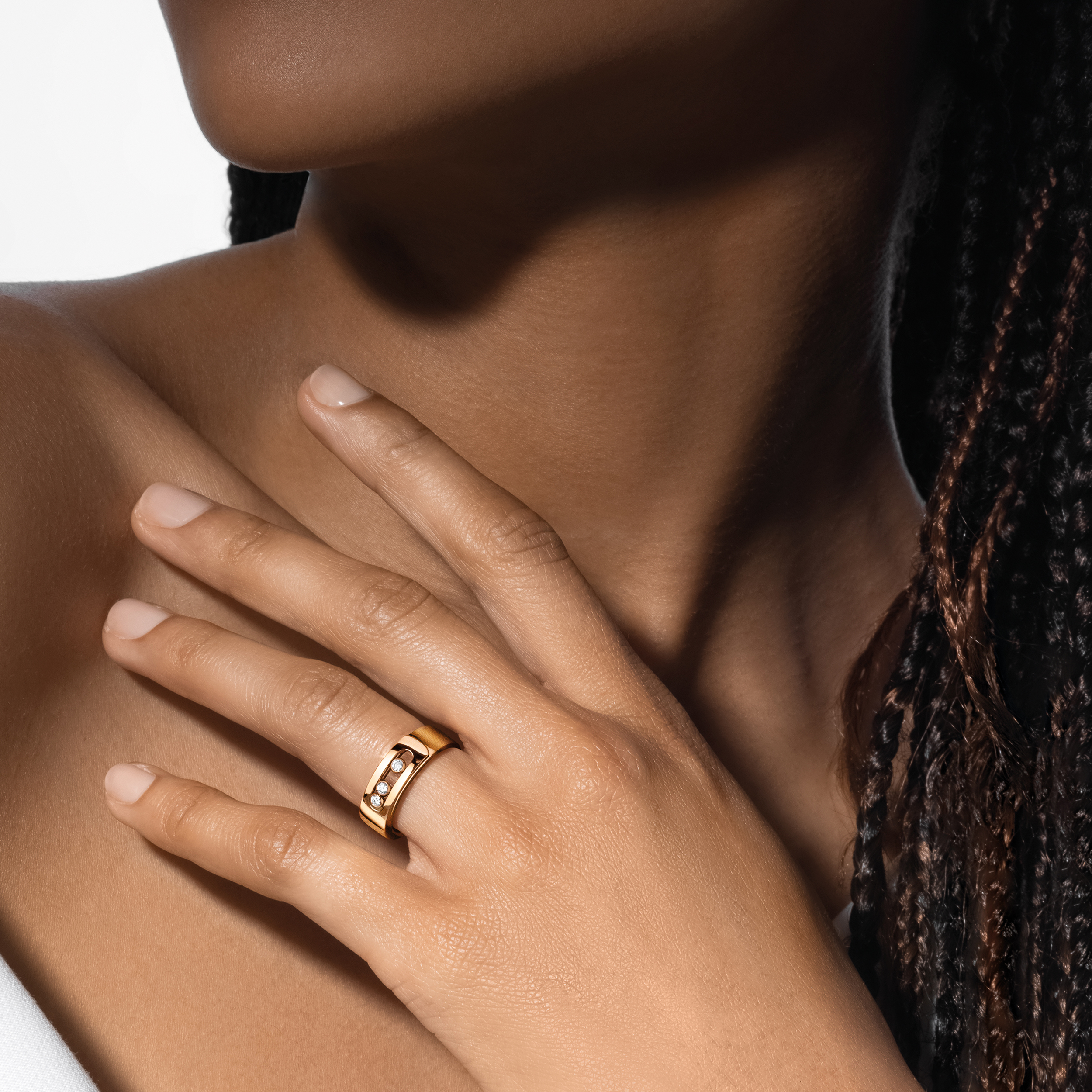 Yellow Gold Diamond Ring Move Noa | Messika 06262-YG